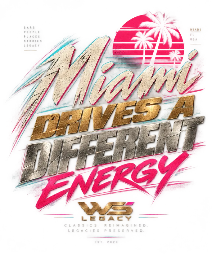 Miami Drives a Different Energy Sticker