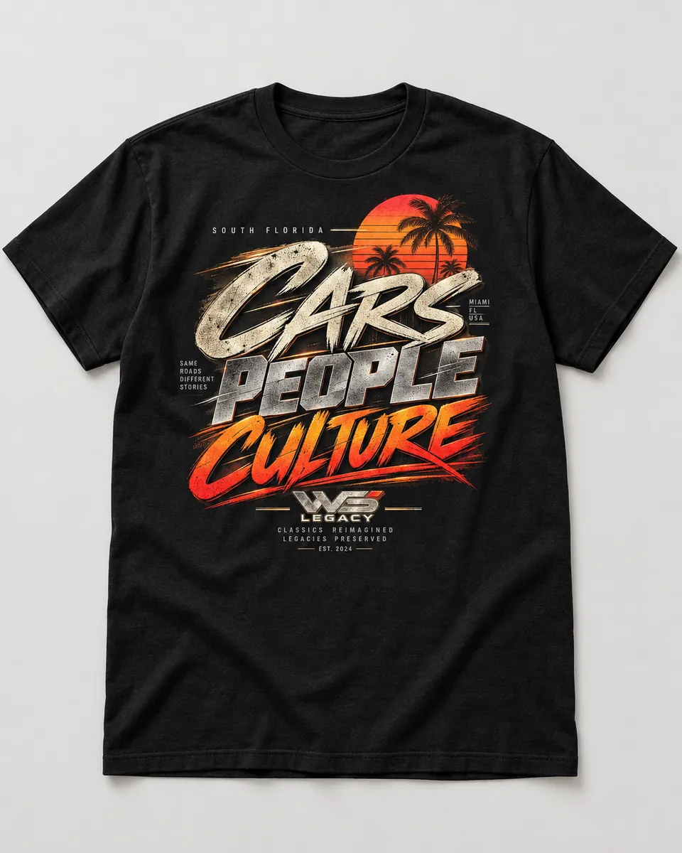 Cars. People. Culture. T-Shirt