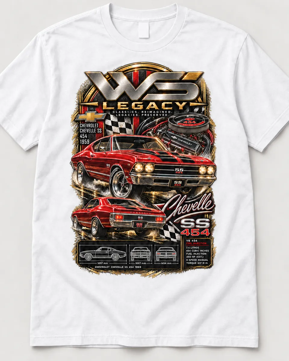 1969 Chevelle SS 454 T-Shirt 2