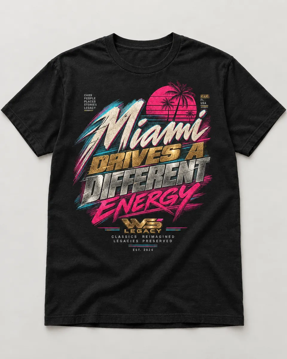 Miami Drives a Different Energy T-Shirt