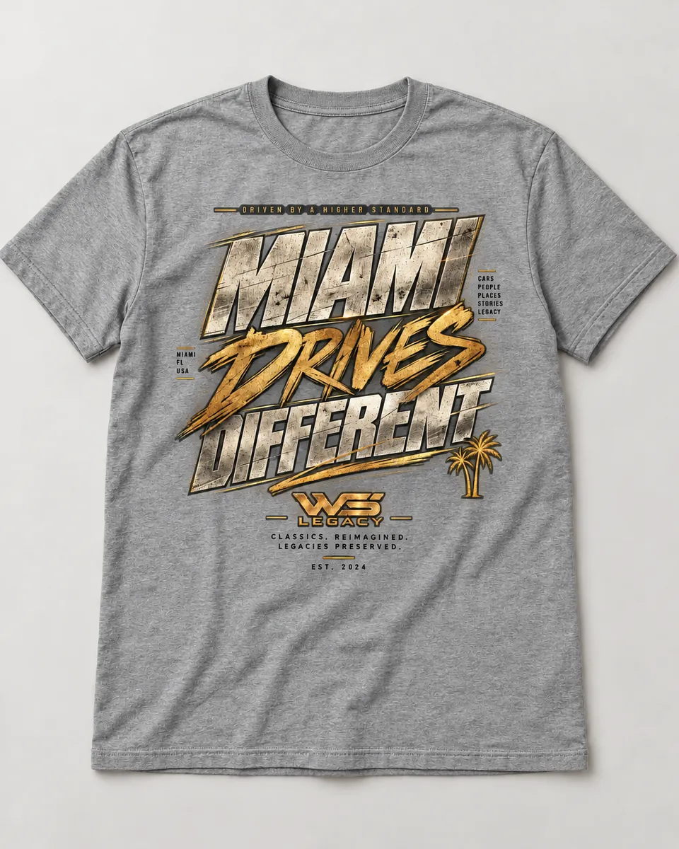 Miami Drives Different T-Shirt 3