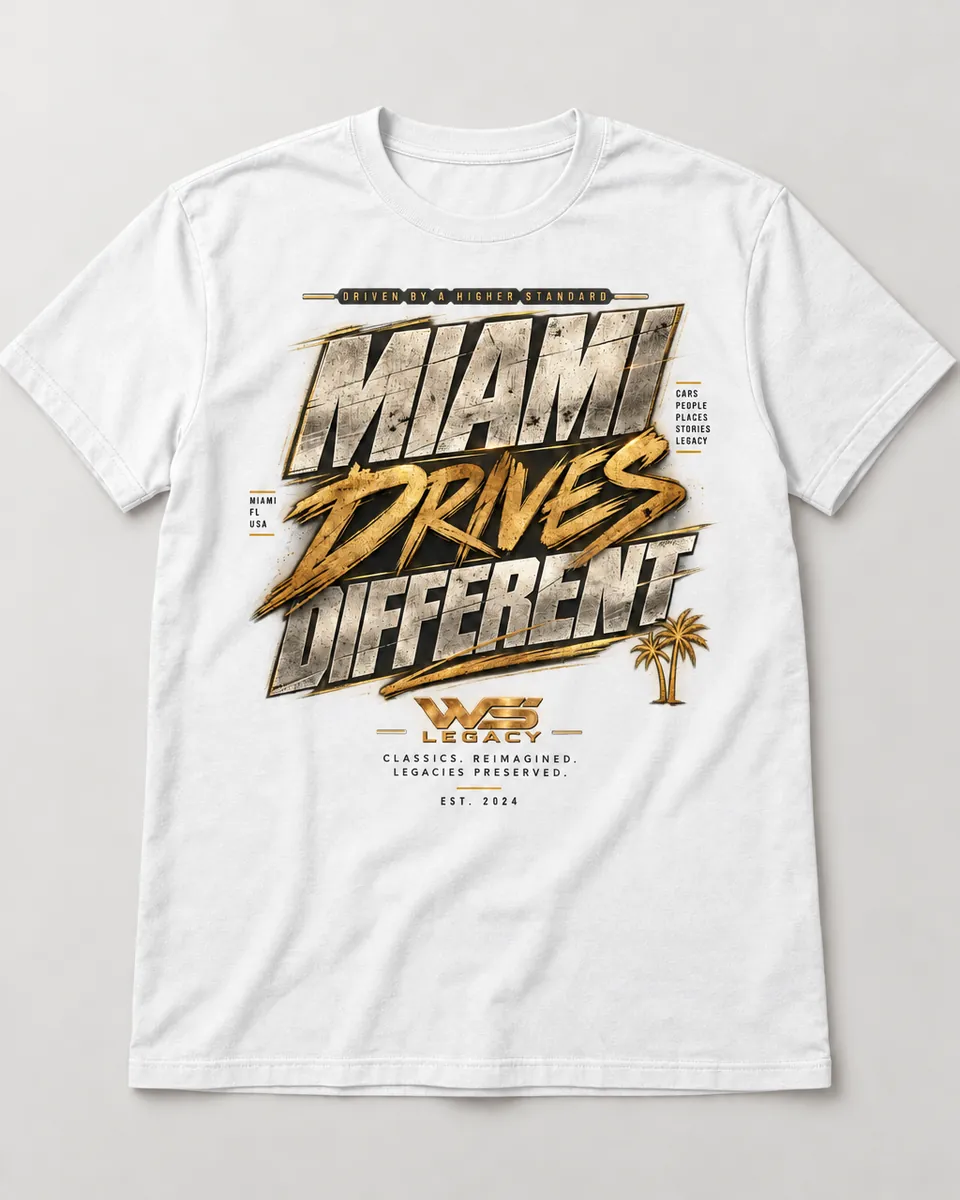 Miami Drives Different T-Shirt 2
