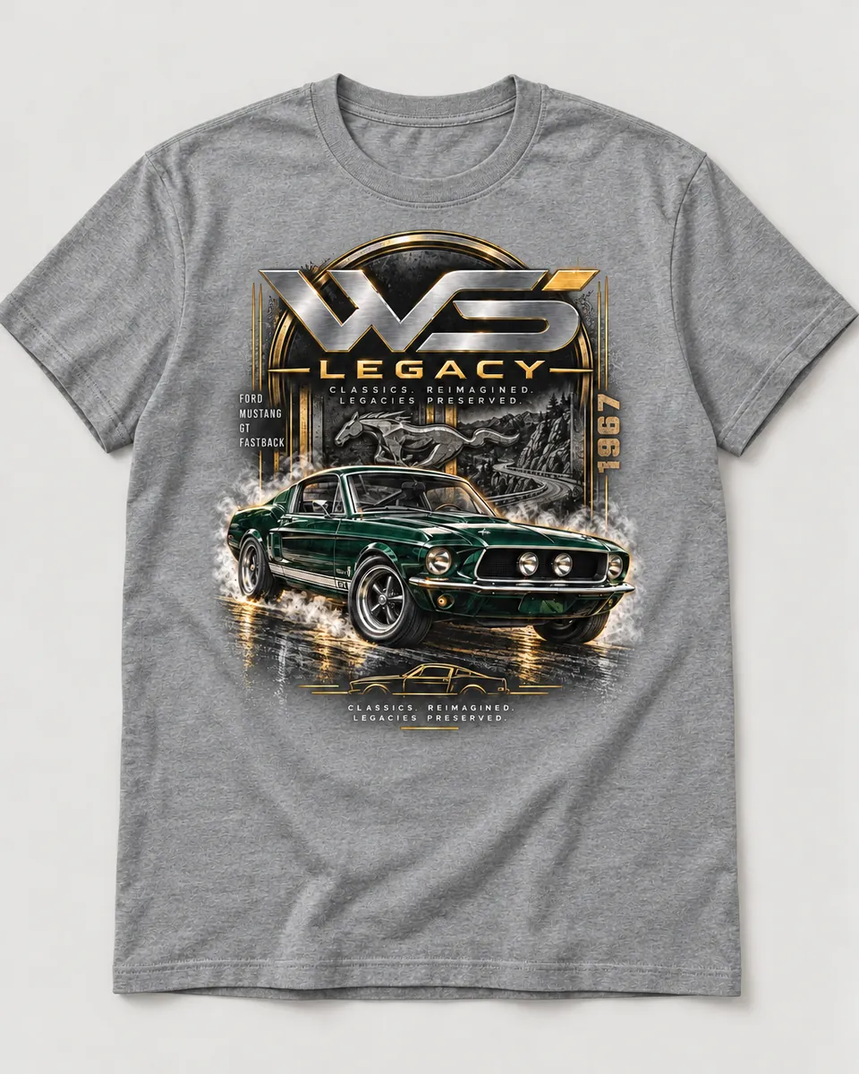 1967 Mustang Fastback T-Shirt 3