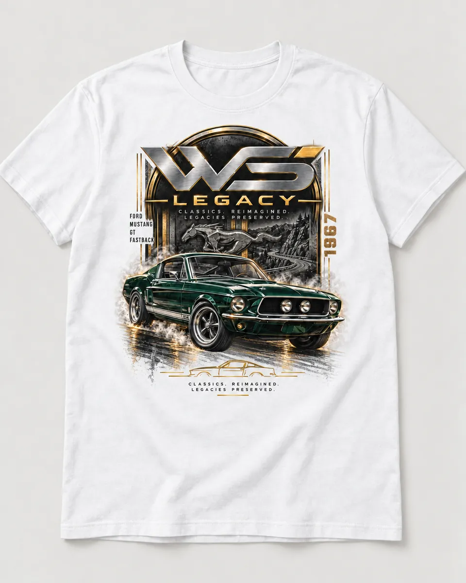 1967 Mustang Fastback T-Shirt 2