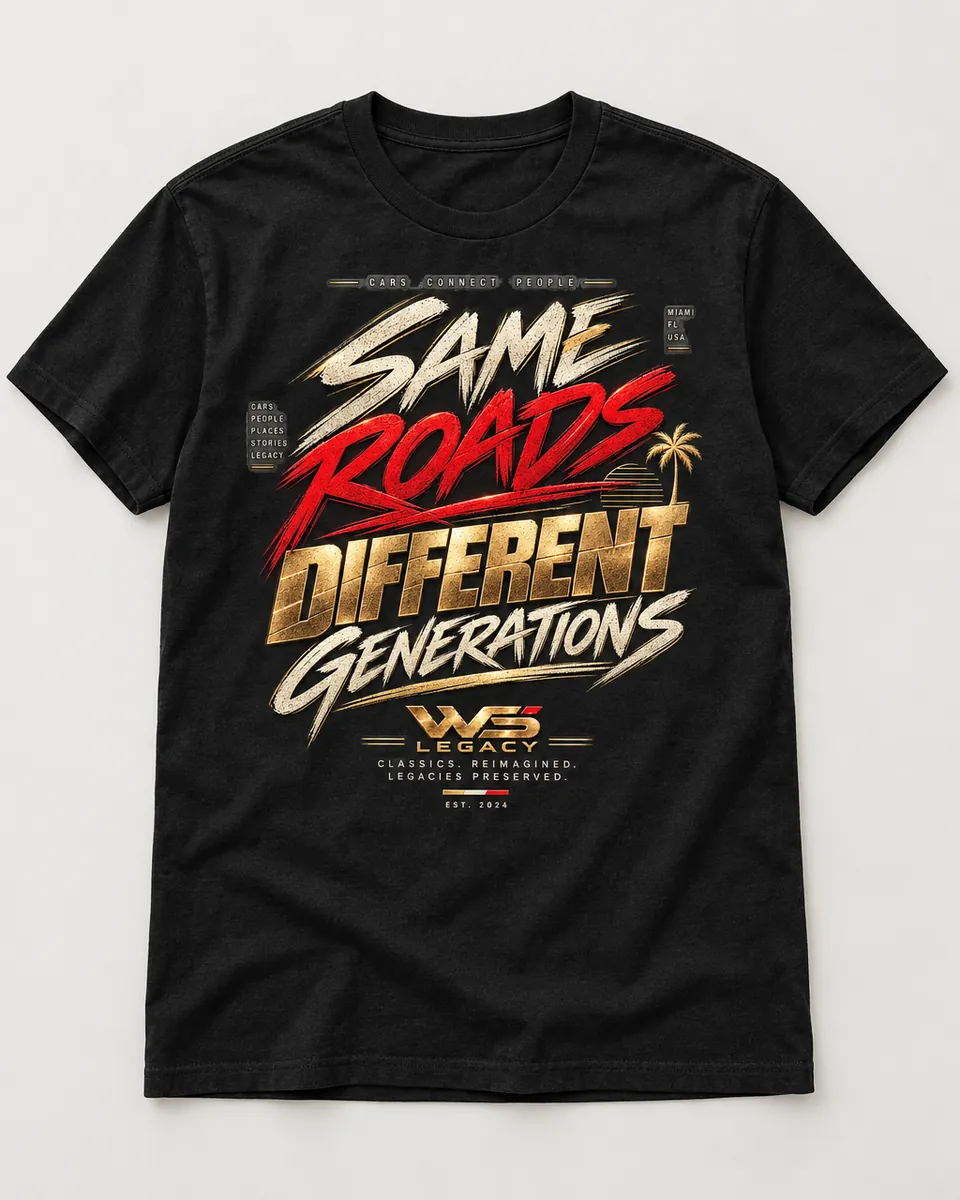 Same Roads, Different Generations T-Shirt
