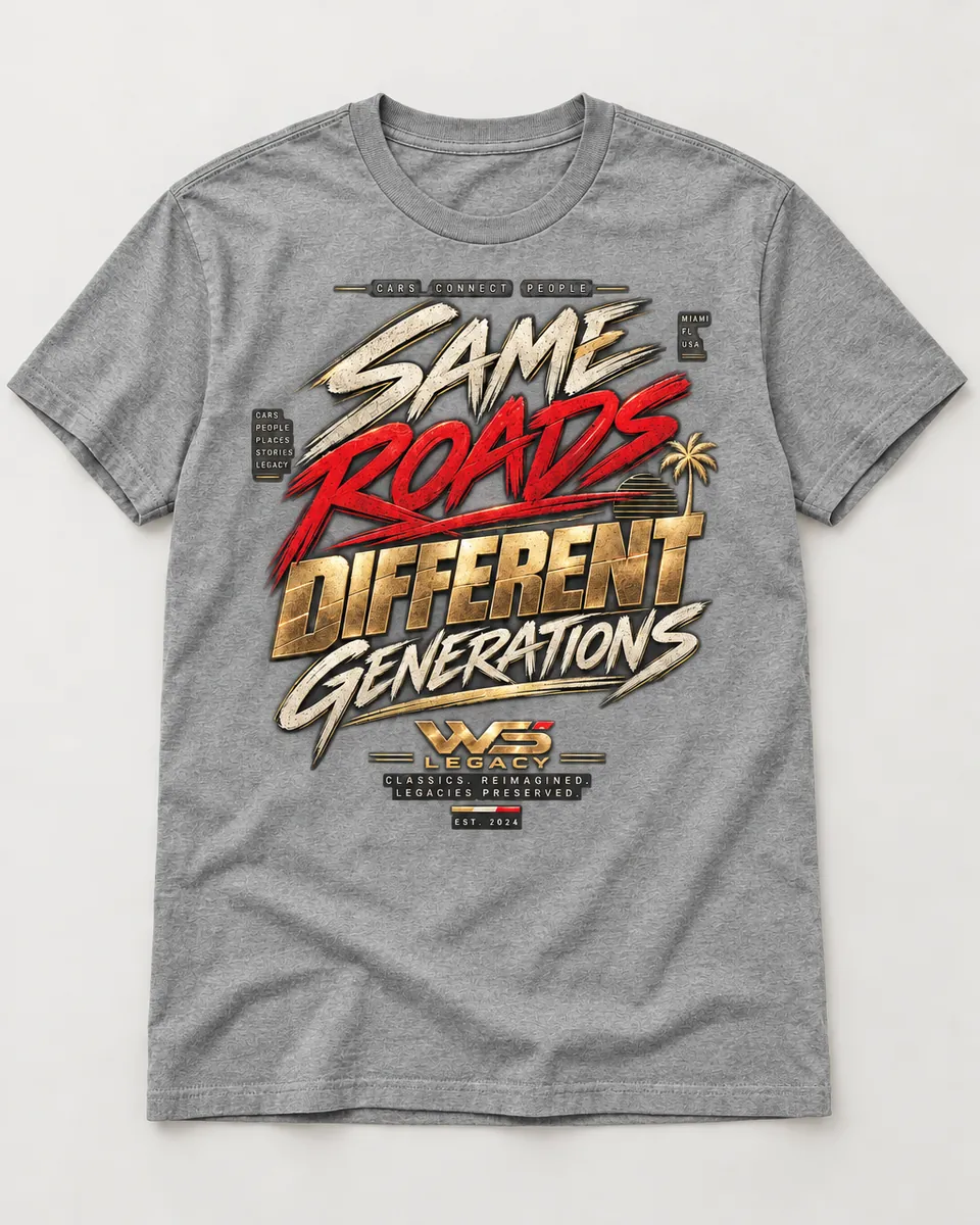 Same Roads, Different Generations T-Shirt 3