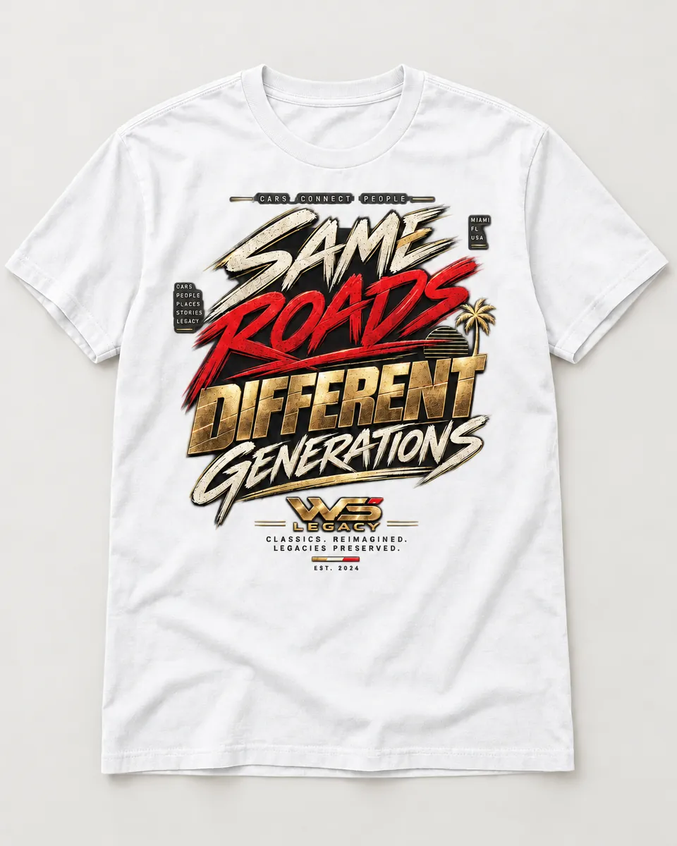 Same Roads, Different Generations T-Shirt 2
