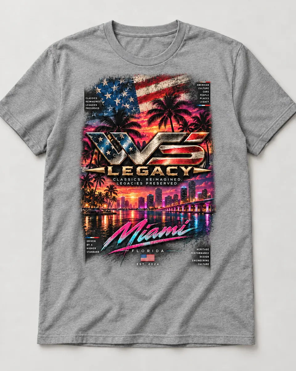WS Legacy Miami Sunset T-Shirt 3