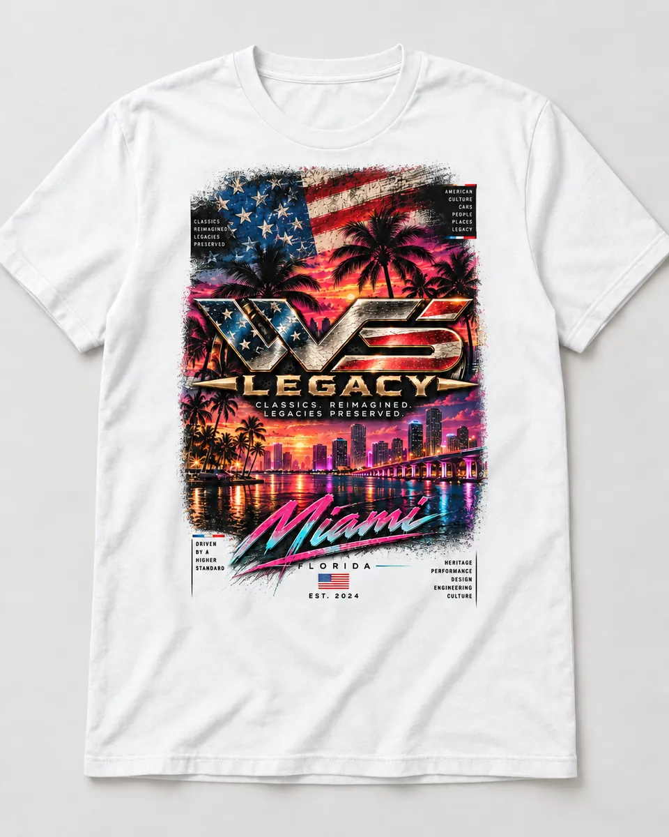 WS Legacy Miami Sunset T-Shirt 2
