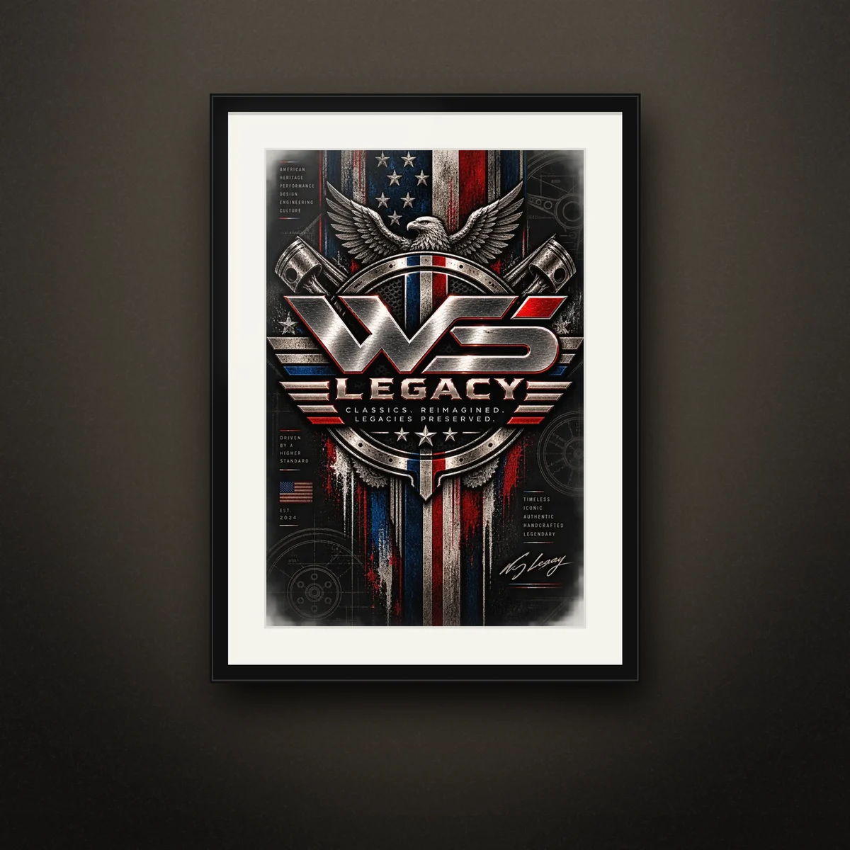 WS Legacy American Eagle Art Print