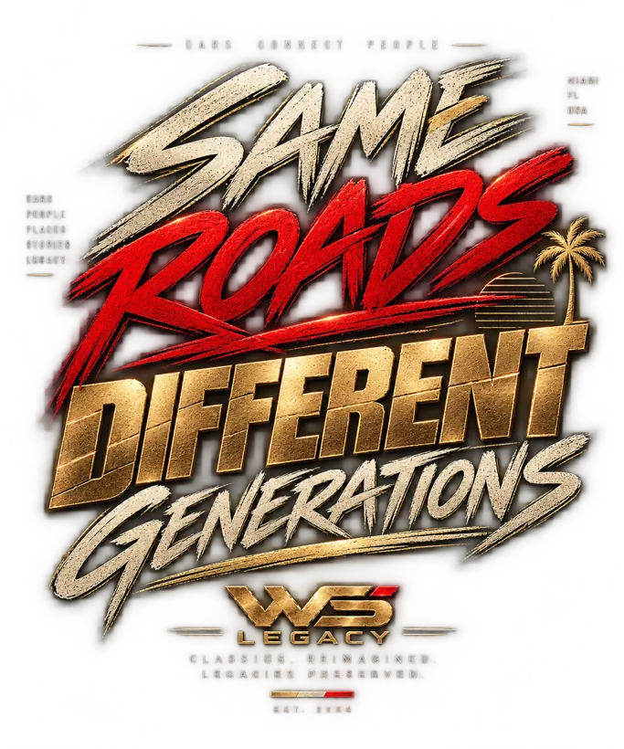 Same Roads, Different Generations Sticker