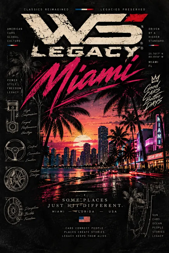 WS Legacy Miami Nights Sticker